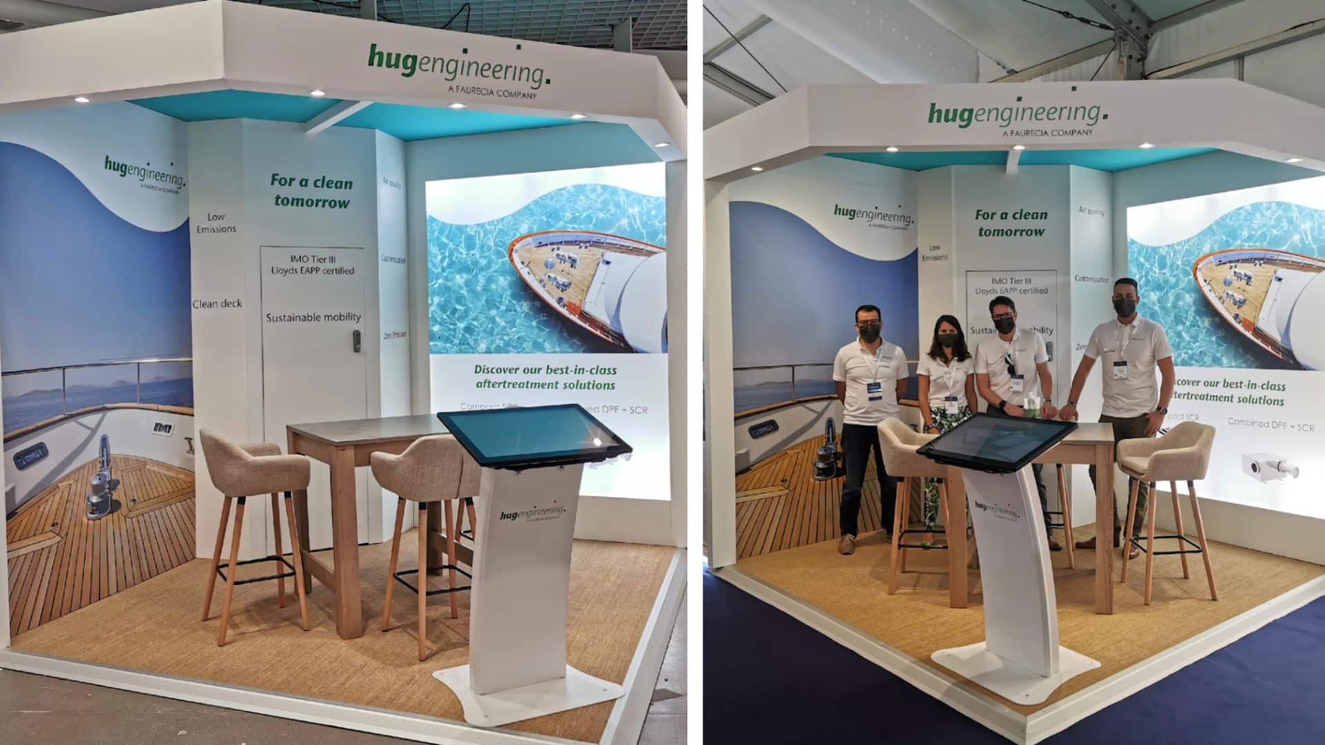 Hug Engineering stand Monaco Yacht Show